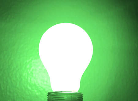 ideas, energy saving light bulb の写真素材