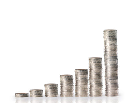 gold coins and graph them isolated