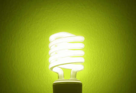 ideas, energy saving light bulb の写真素材