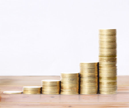 gold the coins and graph them 