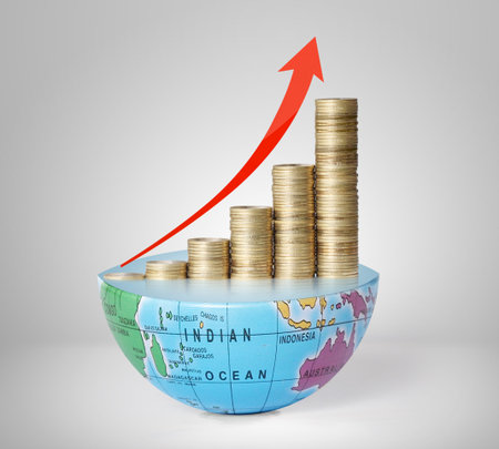 Global success concept の写真素材