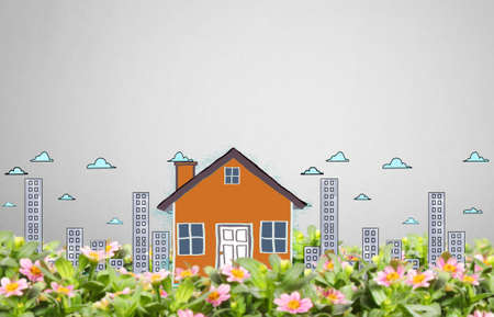 concept image of make your a house の写真素材