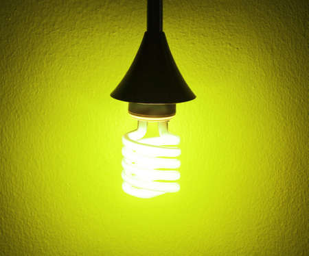 ideas, energy saving light bulb の写真素材