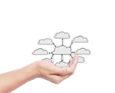 touch Screen Social Network,computerの写真素材