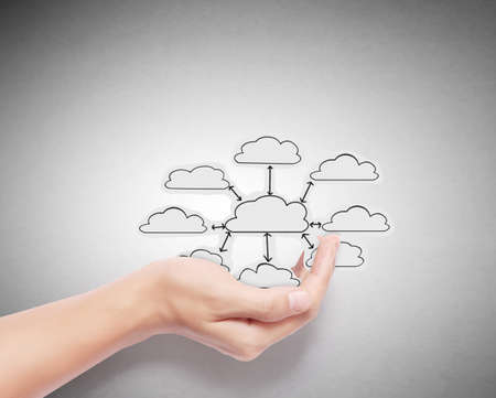 touch Screen Social Network,computerの写真素材