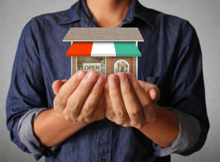 man own  real estate markeの写真素材