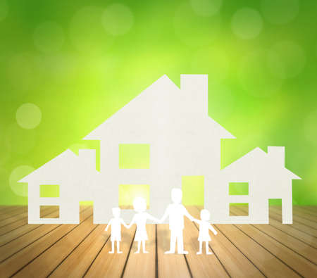 house representing home ownership and the Real Estate businessの写真素材