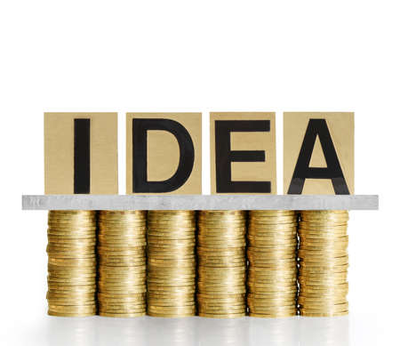 business,word on a coinsの写真素材