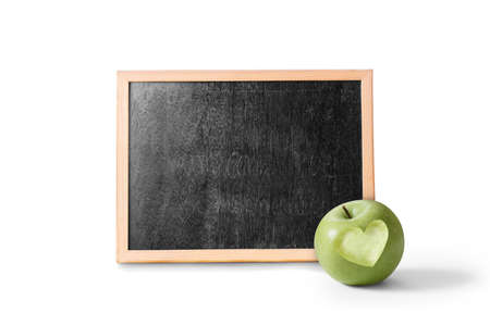 blackboard with a wooden frameの写真素材