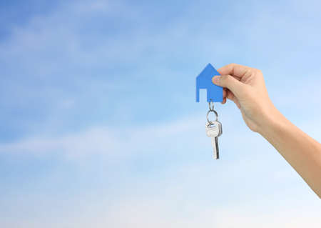Investment concept ,House key in handの写真素材