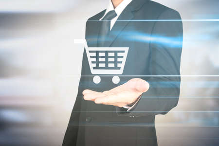 Social networking scheme from the handsの写真素材