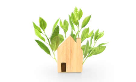 Model of detached a house, business home ideaの写真素材