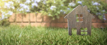 Model of detached miniature house  mock up. property real estate investment conceptの写真素材