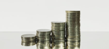 Financial growth analysis economy infographic corporate environment close-up view investing conceptsの写真素材