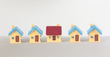 House Model Small size there space Residential Structure, home Business Concepts, Business...