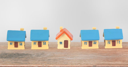 House Model Small size there space Residential Structure, home Business Concepts, Business...