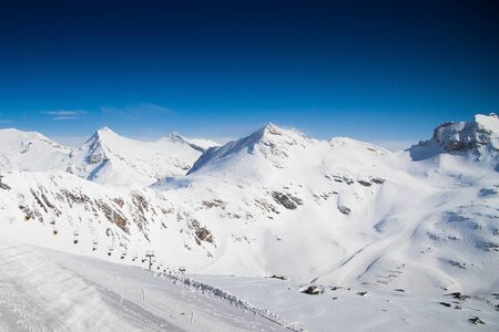 Wonderful Winter Mountain Sceneryの写真素材