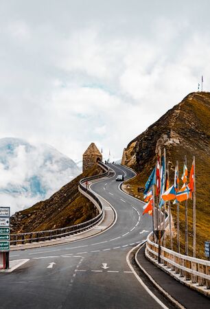 Top of the Grossglockner Road, Austriaの写真素材