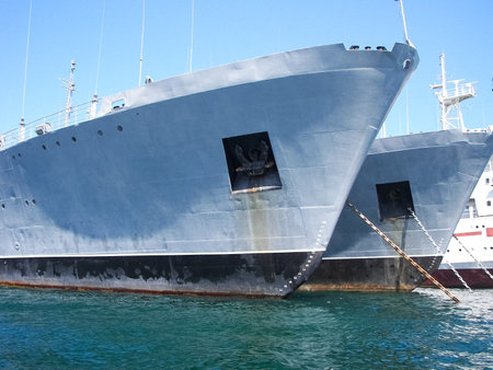 Vessels in the port of Sevastopol.の写真素材