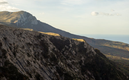 Crimean hills and mountains, nature of Crimea.の写真素材
