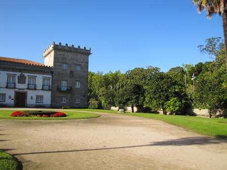 Vigo, Spain - June 12, 2019: Vigo Architecture. Buildings and streets of the city.の写真素材