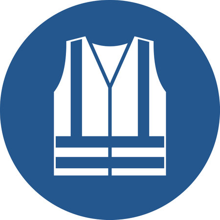 ISO 7010 M015 â Wear high visibility clothingのイラスト素材