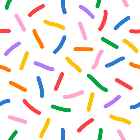 Confetti vector patternのイラスト素材
