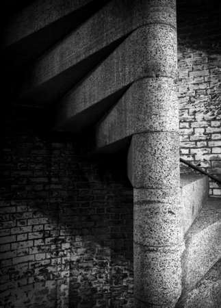 Interior of Fort Point at the mouth of San Francisco Bay in Californiaのeditorial素材