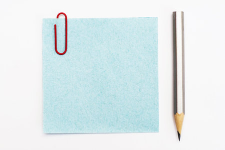 Sheet and a pencil for notes