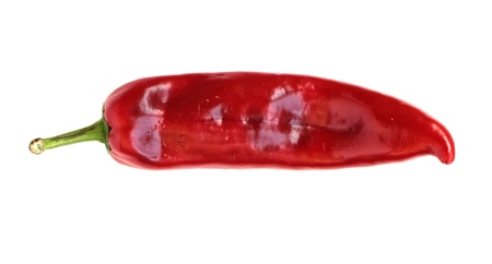 Red pepper isolated on white background.の写真素材