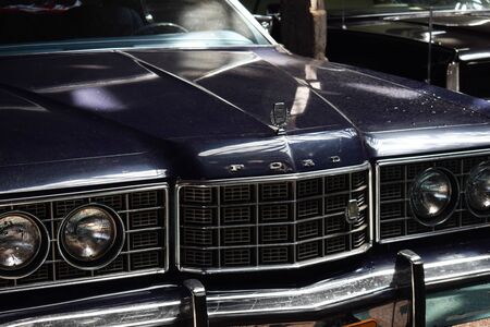 Ukraine, Lviv - May, 2019: Old car Ford in museumのeditorial素材