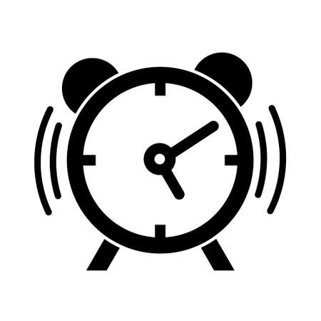 Alarm clock icon vector. Time illustration sign collection. clock symbol.のイラスト素材
