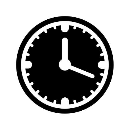 Clock vector icon, time illustration sign collection. Timer symbol.のイラスト素材