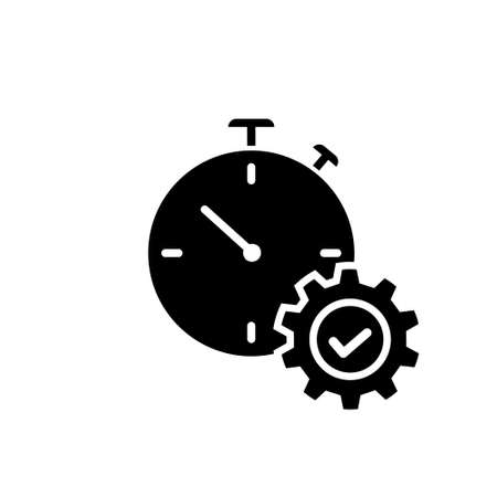 Clock vector icon, time illustration sign collection. Timer symbol.のイラスト素材