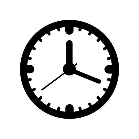 Clock vector icon, time illustration sign collection. Timer symbol.のイラスト素材