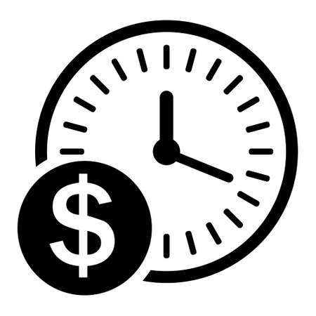 Clock vector icon, time illustration sign collection. Timer symbol.のイラスト素材