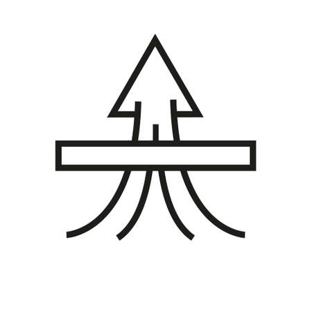 Breathable textile material vector icon. absorption illustration symbol or sign.のイラスト素材