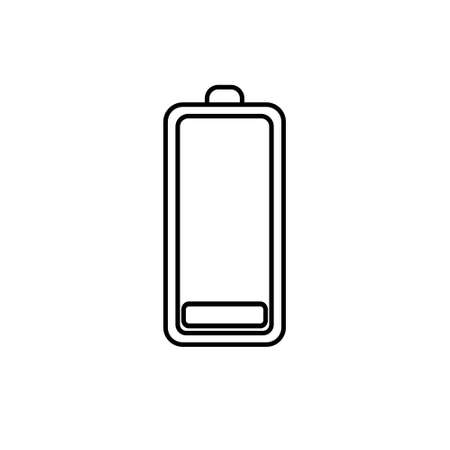 Battery charge icon vector. indicator battery illustration symbol.のイラスト素材