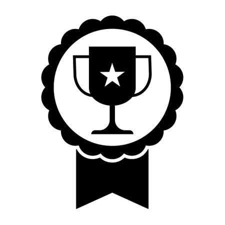 Trophy icon vector. champions cup illustration sign. win symbol.のイラスト素材