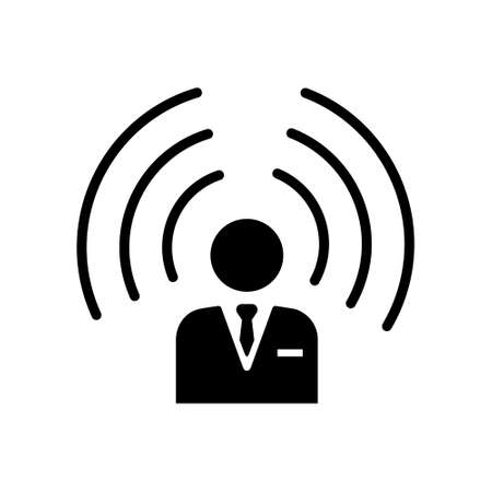 Influencer vector icon. marketing illustration sign. social symbol.のイラスト素材