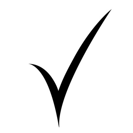 Check icon vector set. check mark illustration sign collection. check list button icon.のイラスト素材