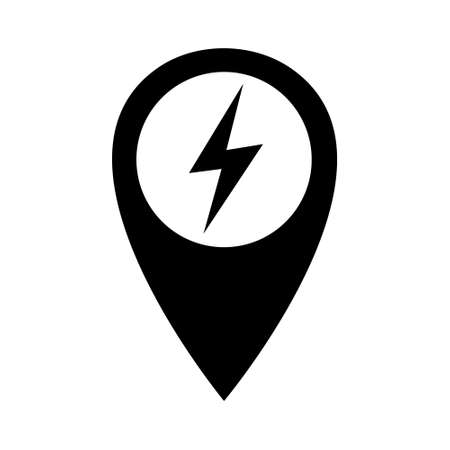 Map pin vector icons set. Pin icon. Location illustration symbol collection. locate sign or logo.のイラスト素材
