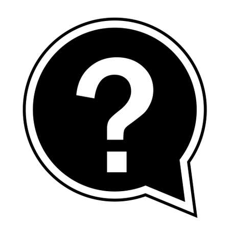 Question Mark icon vector, help vector illustration sign.のイラスト素材