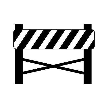 Roadblock icon vector. boundary illustration symbol. obstacle icon.のイラスト素材