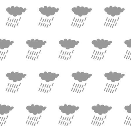Rain cloud icon, BACKGROUND DESIGN. Modern stylish texture. Repeating and editable vector illustration file. Can be used for prints, textiles, website blogs etc.のイラスト素材