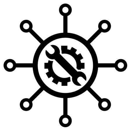 Repair icon vector set. tool illustration sign collection. Service center symbol.のイラスト素材