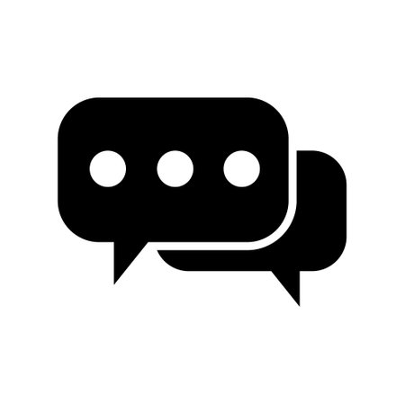 Text message vector icon set. Chat comment illustration sign collection. Comic speech bubble symbol.のイラスト素材