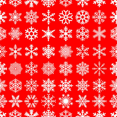 Snowflake winter icons set. Snowflake vector icon. Winter illustration symbol.のイラスト素材