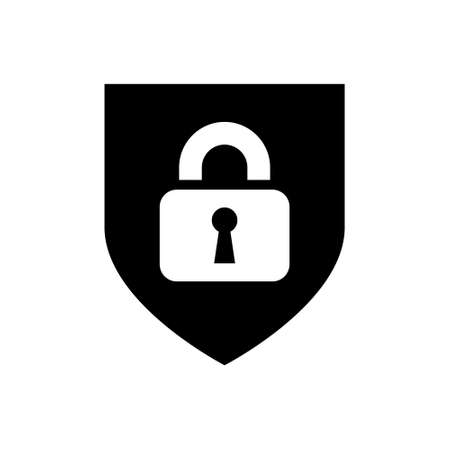 Shield blank icon vector set. security illustration sign collection. Knight award symbol. medieval royal vintage badges isolated.のイラスト素材