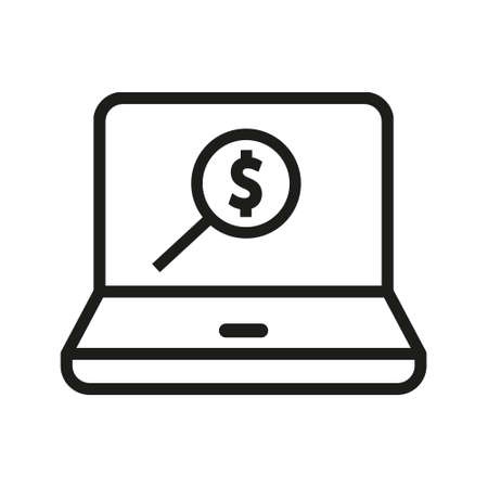 Financial Analytics icon vector. economy illustration sign. analytics symbol.のイラスト素材